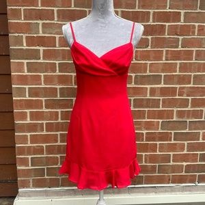 Privacy Please red mini dress